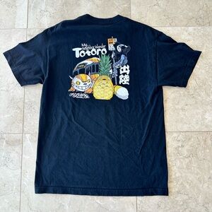 Black “My Neighbor Totoro” Graphic T-Shirt in size L